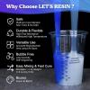 LET’S RESIN Silicone Mold Making Kit 30A,160oz/10Lbs Durable Mold Making Silicone Rubber, Fast Cure Platinum Cured Silicon, Self-Degassing Molding Silicon, Ideal for DIY Resin Molds(Large)