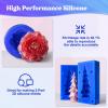 LET’S RESIN Silicone Mold Making Kit 30A,160oz/10Lbs Durable Mold Making Silicone Rubber, Fast Cure Platinum Cured Silicon, Self-Degassing Molding Silicon, Ideal for DIY Resin Molds(Large)