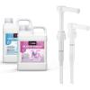 Bundle Set of LET’S RESIN 140oz Silicone Mold Making Kit and 30CC Gallon Pump Dispenser,
