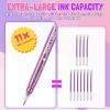 LET’S RESIN PAINT Jumbo Glitter Gel Pen Set,32 colors Metallic Shimmer Glitter Pens for Adult Coloring Books, Scrapbooking,Greeting Cards,DIY Crafts,Capped Sparkly Pens, Non-Toxic & Smooth(32 Colors Jumbo Glitter Gel Ink Pens)
