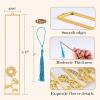 LET’S RESIN 12pcs Metal Bookmark Bezels for Resin with Tassels, UV Resin Molds for DIY Bookmarks, Flower Bookmark Bezels Kit for Craft Supplies & Wind Chime Accessories, Gifts for Book Lover(6 flower +6 blank)
