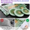 LET’S RESIN 6 Cavity Resin Coaster Molds and Tray Molds with Handle, Epoxy Resin Coaster Molds for Cups Mats, Coaster Silicone Molds for Flower Bouquet Preservation, DIY Art Craft and Home Decoration(tray and coaster molds)