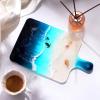 LET’S RESIN 6 Cavity Resin Coaster Molds and Tray Molds with Handle, Epoxy Resin Coaster Molds for Cups Mats, Coaster Silicone Molds for Flower Bouquet Preservation, DIY Art Craft and Home Decoration(tray molds)