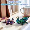 LET’S RESIN Opal Chameleon Flake, Transparent Glitter Flake for Epoxy Resin, 6 Colors Iridescent Color-Shift Pigment Powder for Resin Molds/Silicone Molds/Tumblers/Nail Art, Resin Supplies(Chameleon flakes)