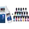Bundle Set of 167g Ocean White Epoxy Resin Pigment and 18 * 10ml Alcohol Ink Set Epoxy Resin Dye
