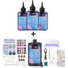 Bundle Set of LET’S RESIN UV Resin Kit with Light and 300g Low Viscosity UV Resin