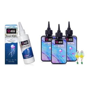Bundle 300g UV Resin and Ocean White Resin Pigment