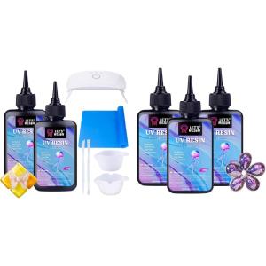 LET’S RESIN UV Resin Starter Kit and 300g Low Viscosity Resin
