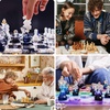 Bundle Set of Chess Resin Molds and Domino Molds for Epox Resin