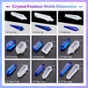 Bundle Set of Crystal Cluster Resin Molds, 18Pcs Pendulum Crystal Molds for Resin
