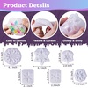 LET’S RESIN Christmas Resin Molds, 6 Pcs Varying Sizes Snowflake Epoxy Resin Molds Silicone, 3D Ice Crystal Resin Ornament Molds, Silicone Molds for Epoxy Resin, Tree & Car Decoration