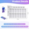 LET’S RESIN Large Tic Tac Toe Resin Mold 2Pcs, Double 6 Domino Epoxy Mold Standard Size, Glossy Molds for Resin Casting, Silicone Molds for Epoxy Resin