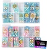 LET’S RESIN Resin Chess Set Mold, Large Tic Tac Toe Resin Mold 2Pcs, Double 6 Domino Epoxy Mold Standard Size