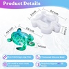 LET’S RESIN Turtle Shape Resin Molds, Animal Epoxy Resin molds with Realistic Frog and Lizard Shapes