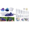 Bundle Set of Crystal Cluster Resin Molds, 18Pcs Pendulum Crystal Molds for Resin