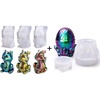 Bundle Set of Hear, Speak, See No Evil 3 Pcs Dragon Epoxy Resin Molds, Dragon Egg Resin Molds