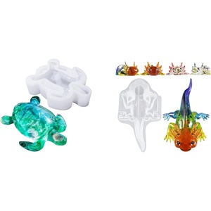 Bundle Turtle Shape Resin Mold and Axolotl Shape Resin Mold