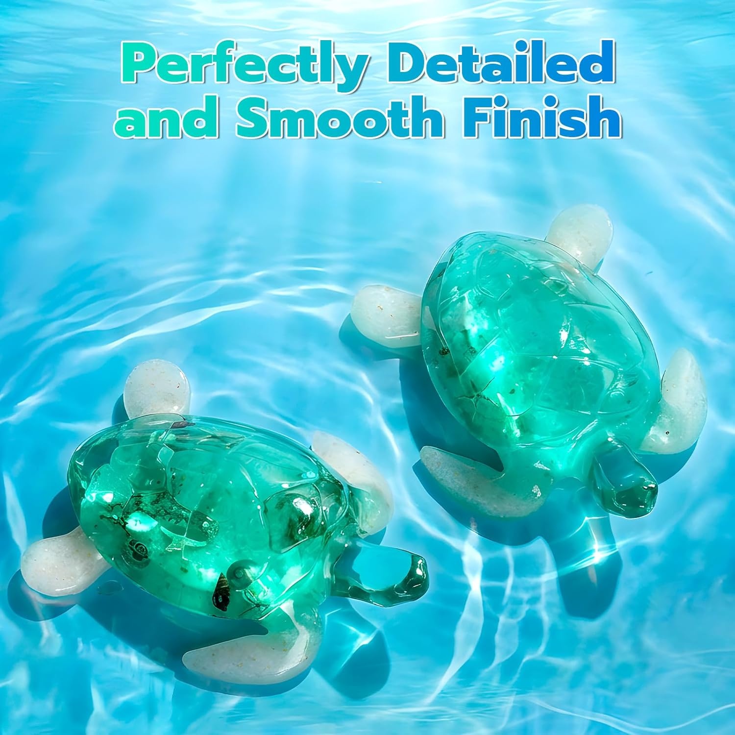image:imageLETS RESIN 2pcs Turtle Resin Molds and 2 Pcs Animal Frog and Lizard Shapes Epoxy Resin molds
